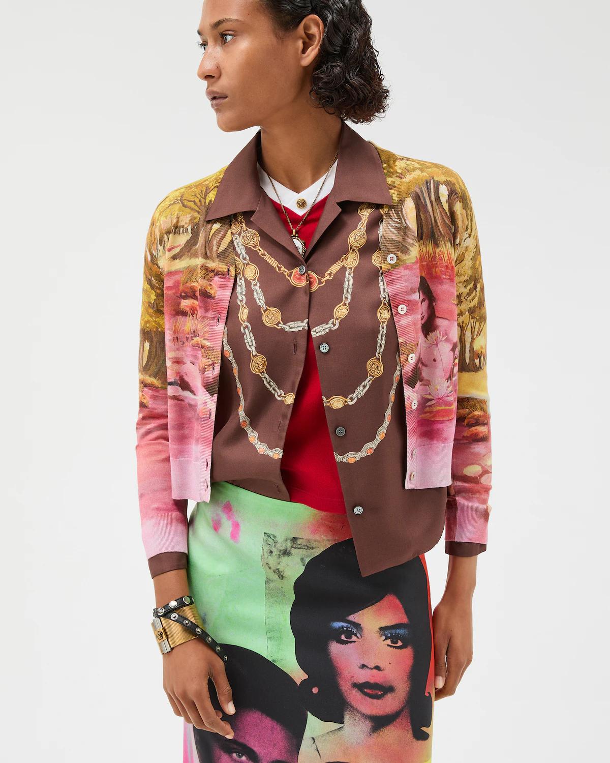 Printed Silk Twill Shirt - Image 6