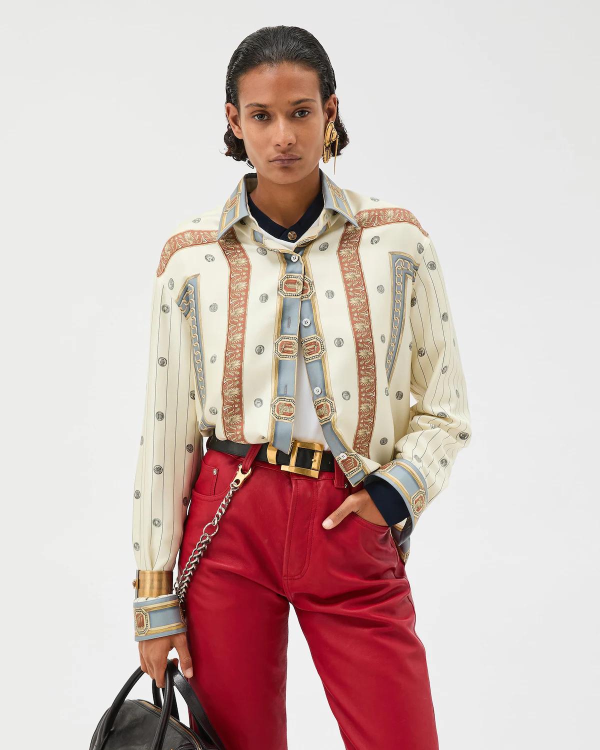 Printed Silk Twill Shirt - Image 2