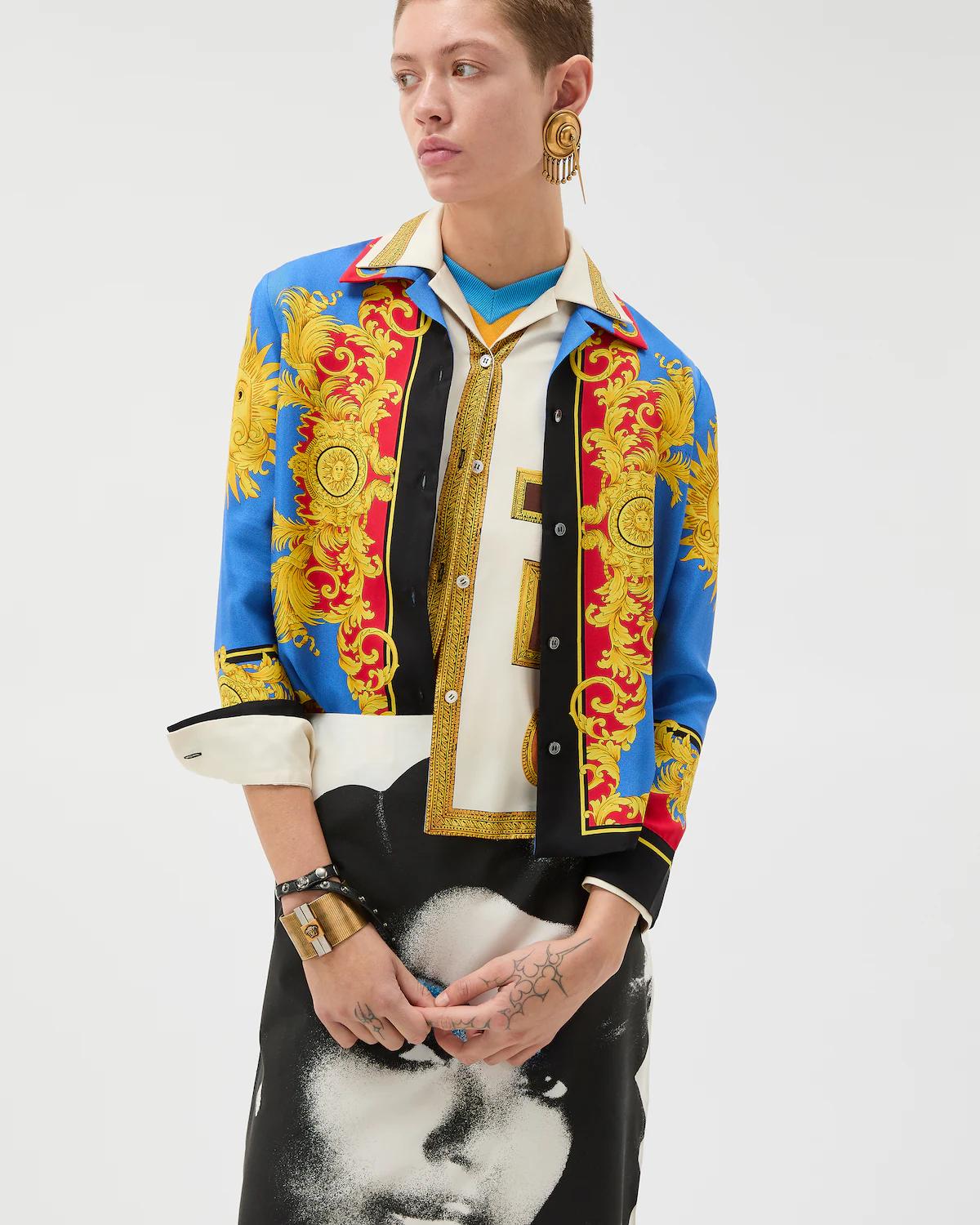 Printed Silk Twill Shirt - Image 2