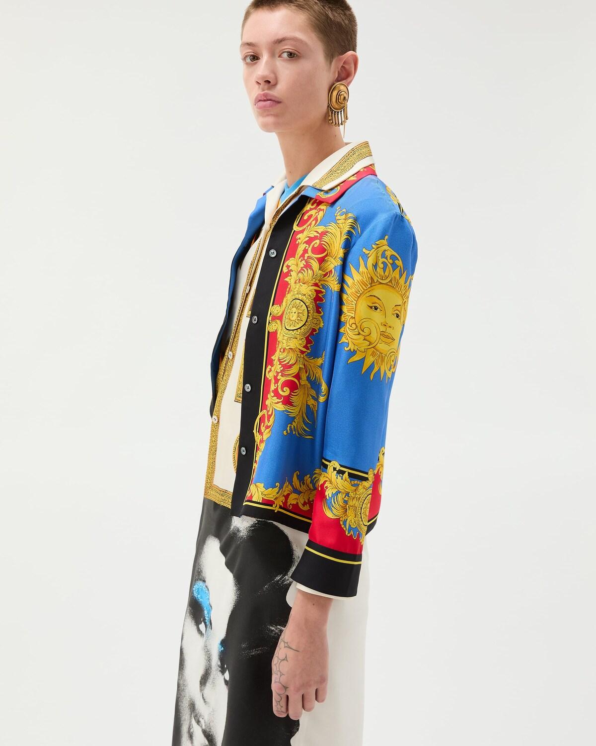 Printed Silk Twill Shirt - Image 4