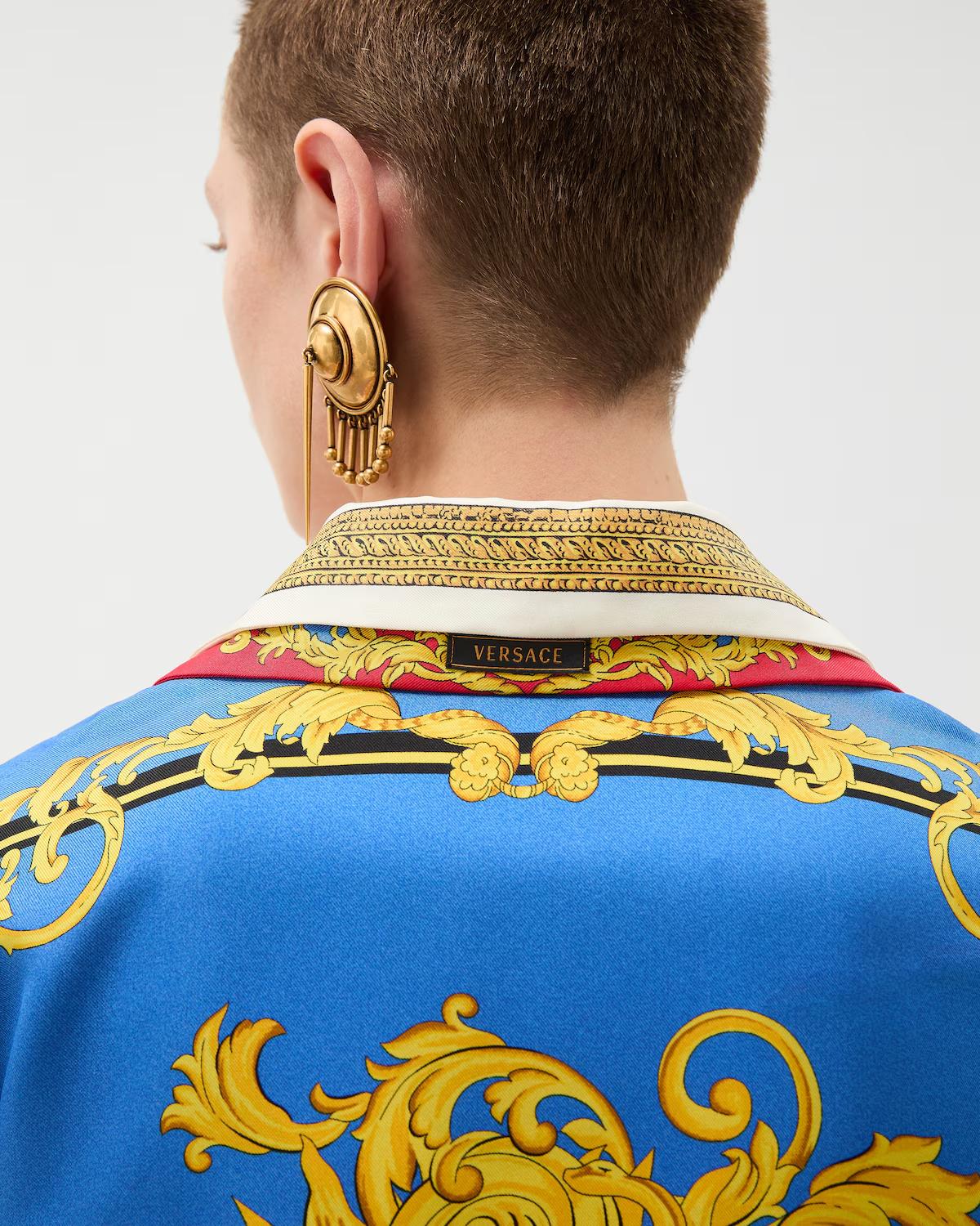 Printed Silk Twill Shirt - Image 5