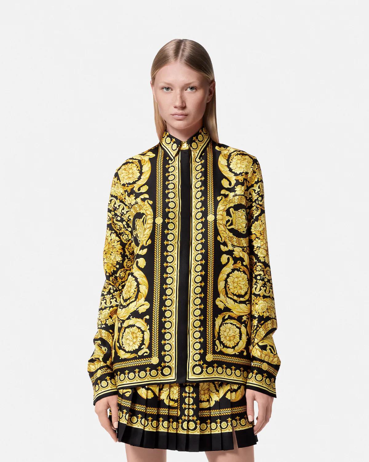Printed Silk Shirt - Image 4