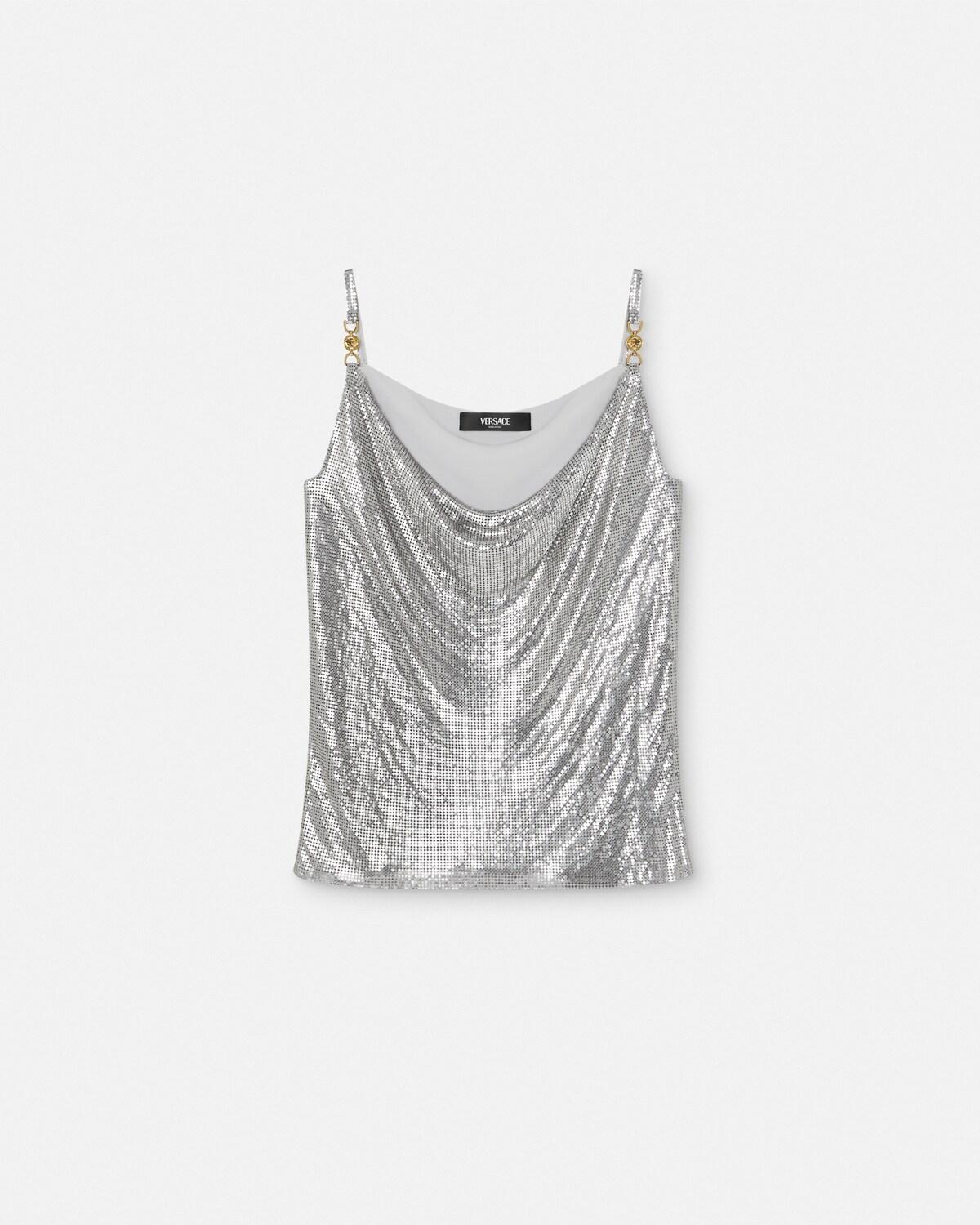 Metal Mesh Camisole Top