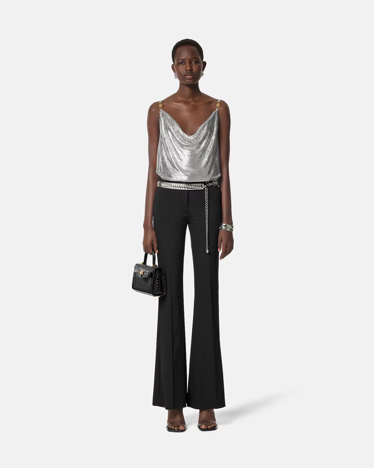 Metal Mesh Camisole Top - Image 2