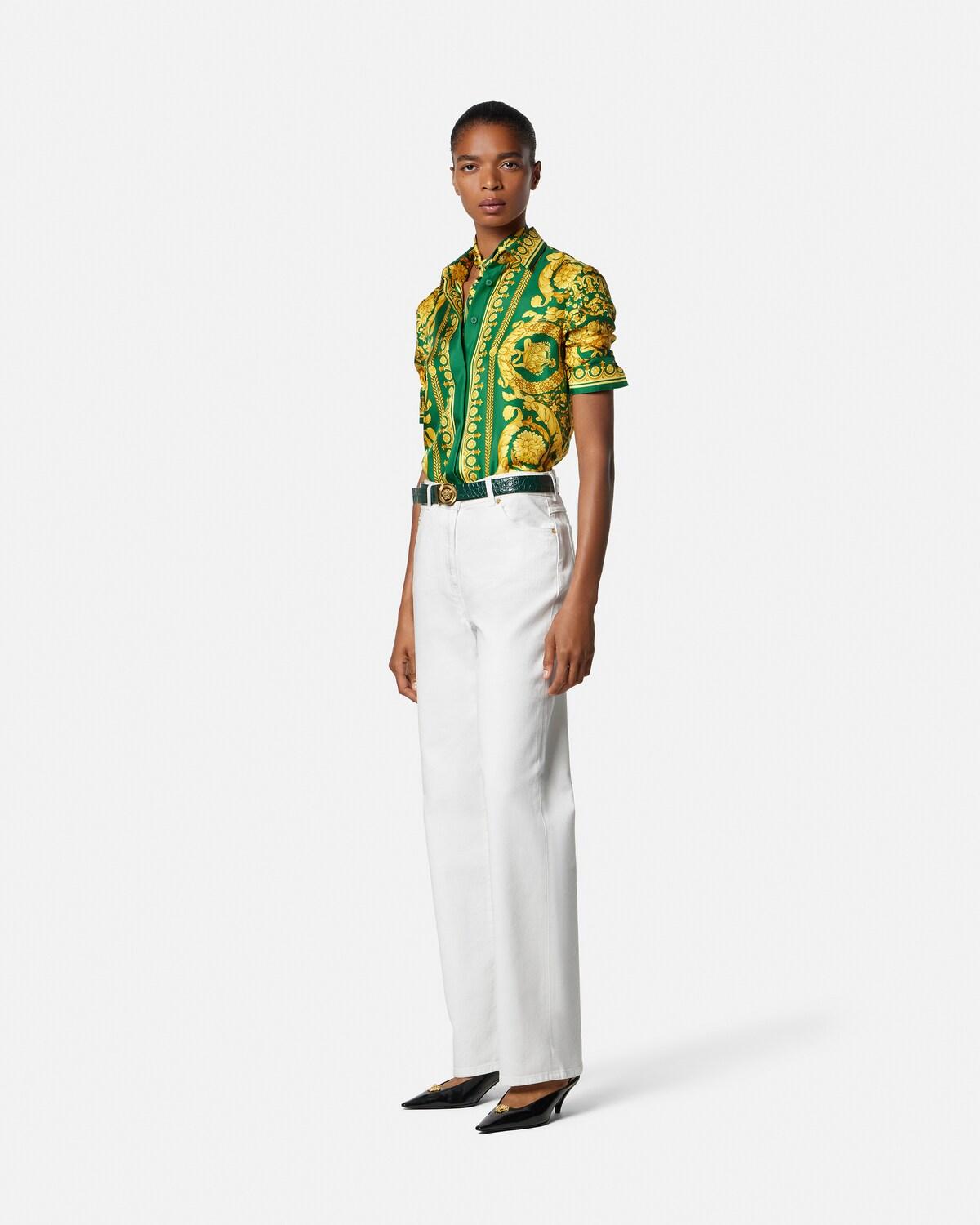 Printed Silk Shirt - Image 2