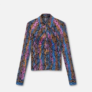 Printed Viscose-Jersey Shirt