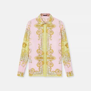 Printed Silk Twill Shirt