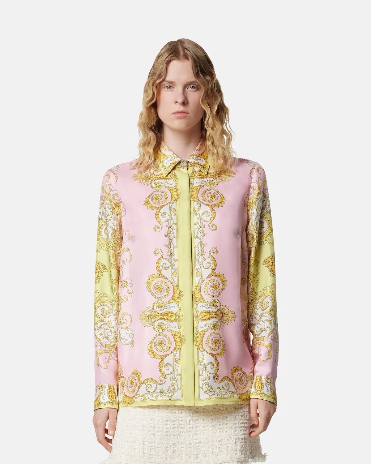 Printed Silk Twill Shirt - Image 4