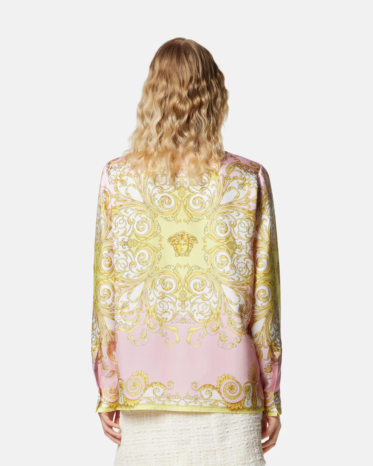 Printed Silk Twill Shirt - Image 5
