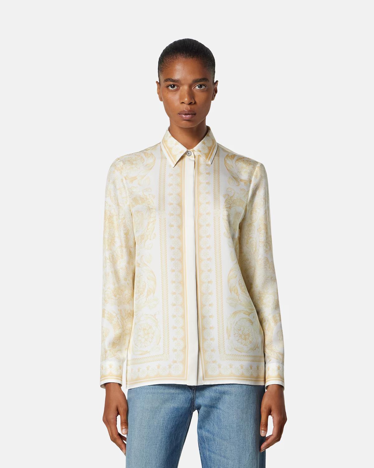 Printed Silk Shirt - Image 4