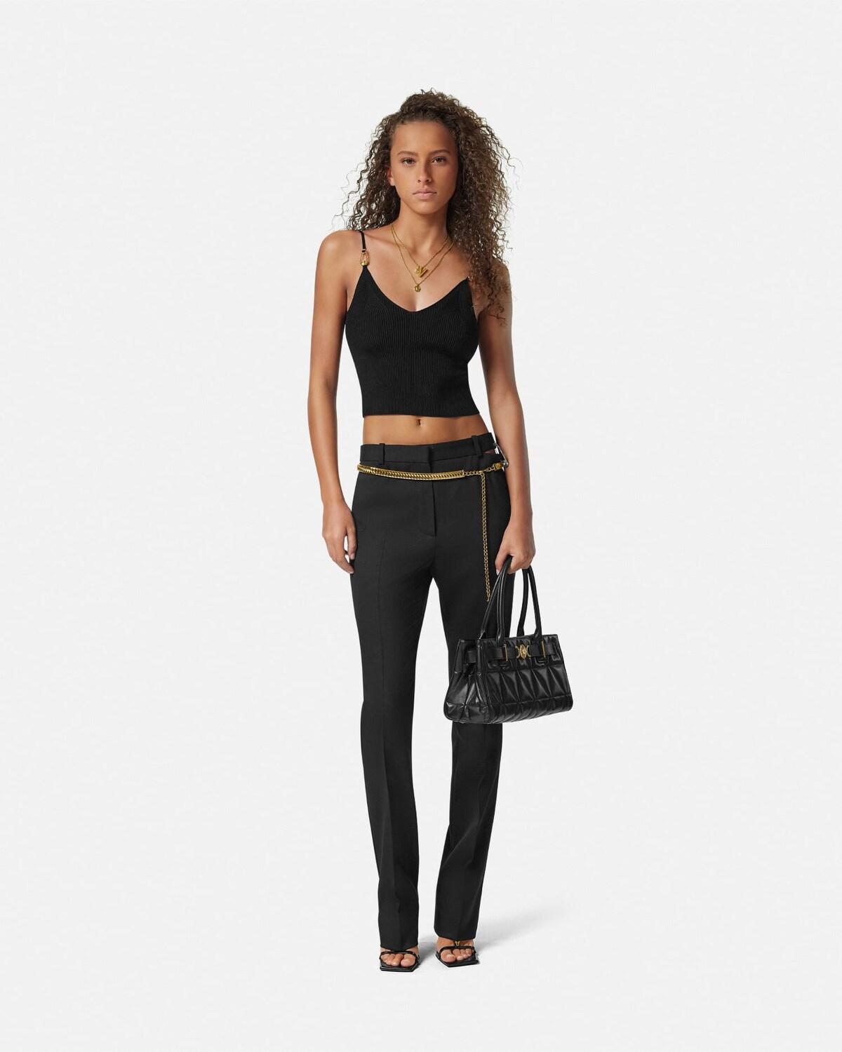 Viscose Knit Crop Top - Image 2