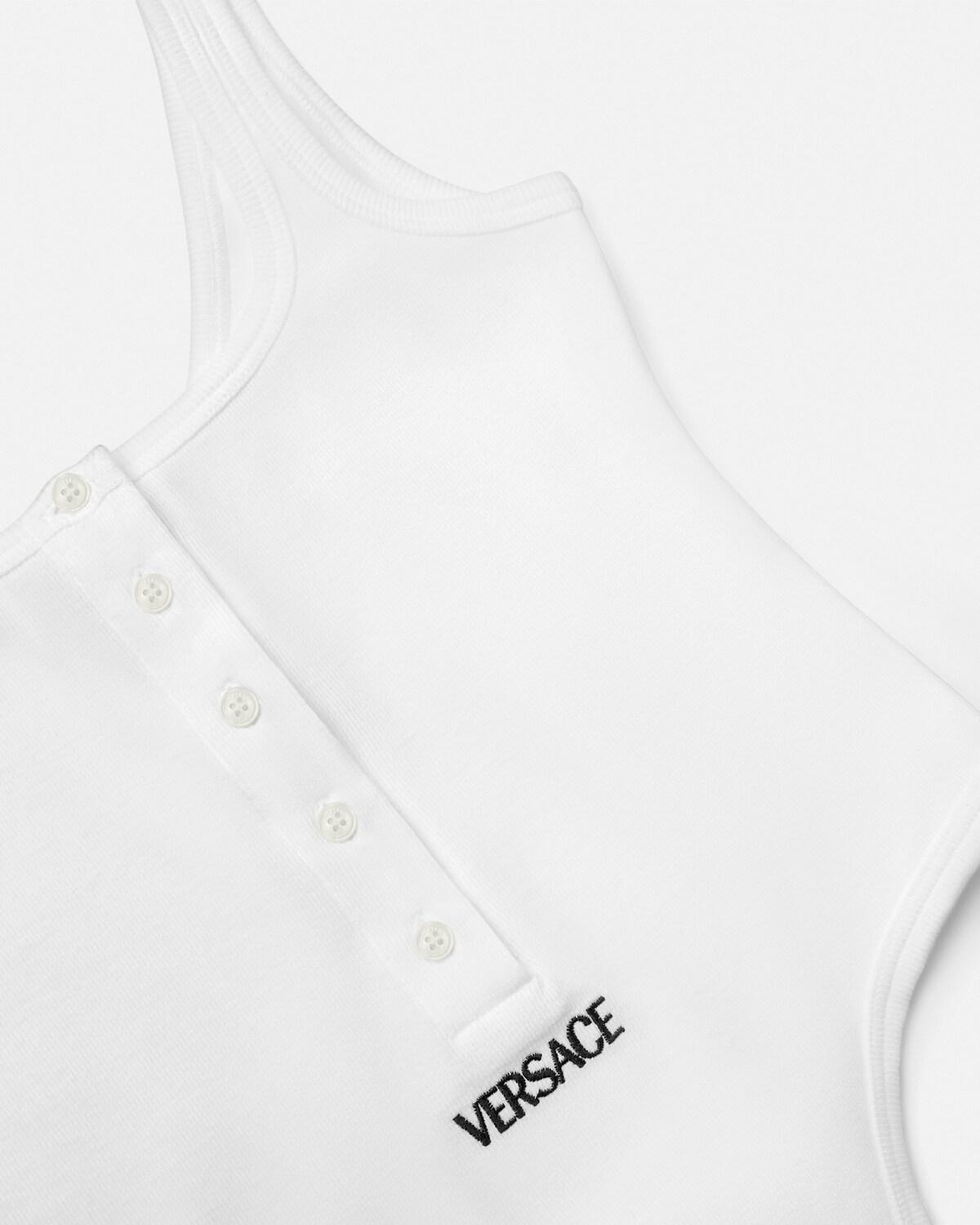 Cotton Ribbed Bodysuit - Image 2