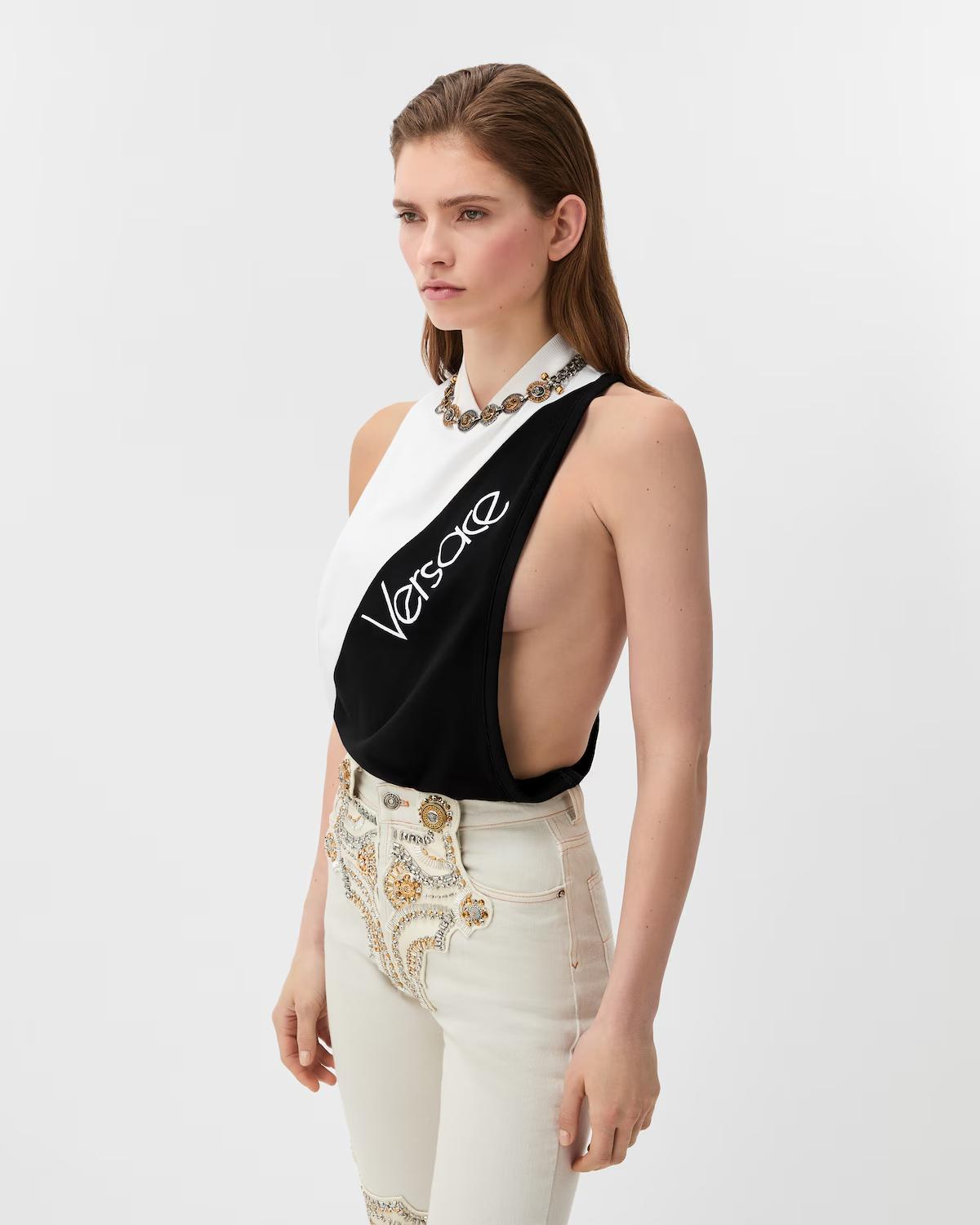 Embroidered-Logo Cotton-Jersey Tank Top - Image 2