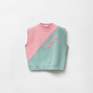Embroidered Cotton-Jersey Short-Sleeved Sweatshirt