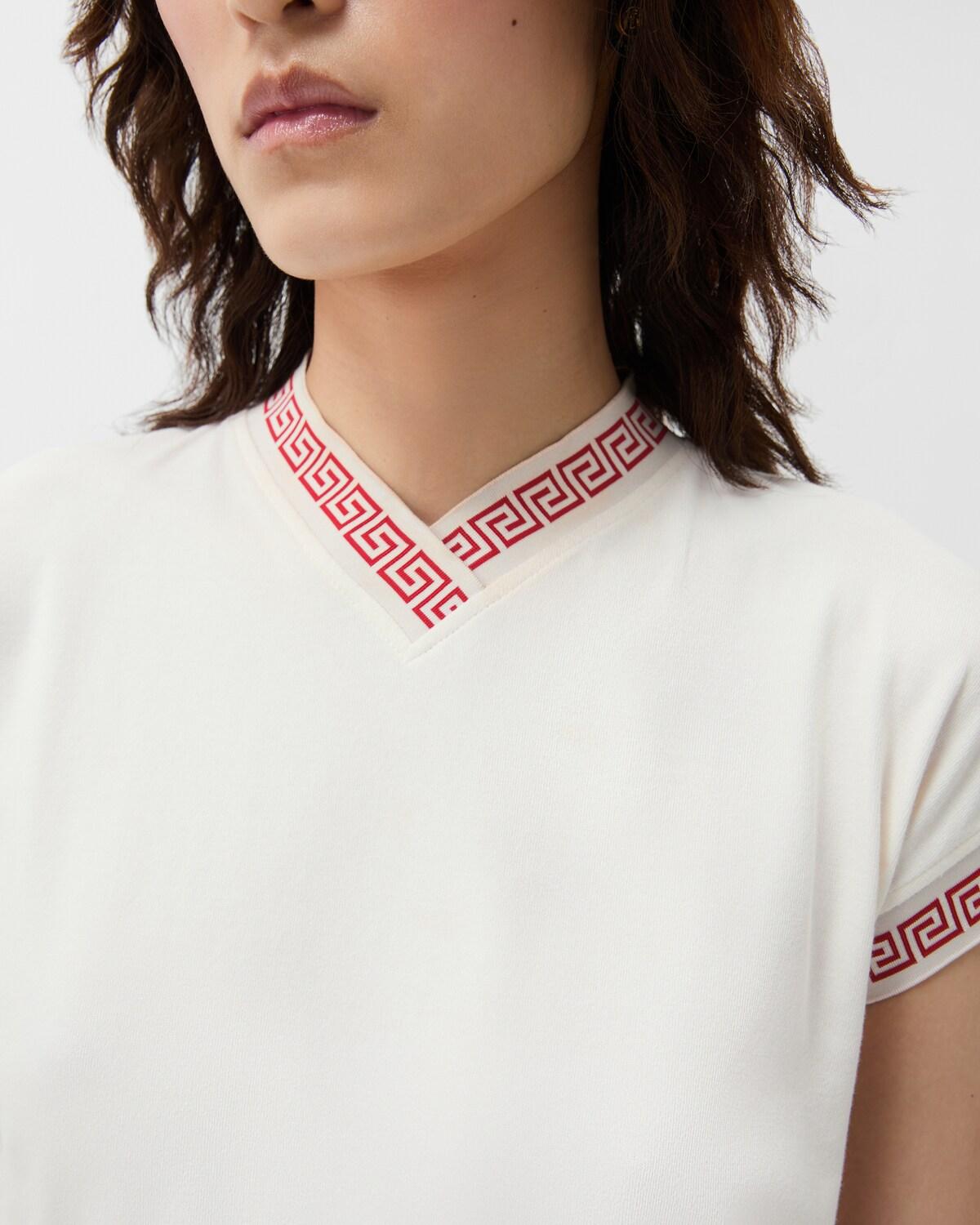 Jacquard Stretch Cotton-Jersey T-Shirt - Image 5