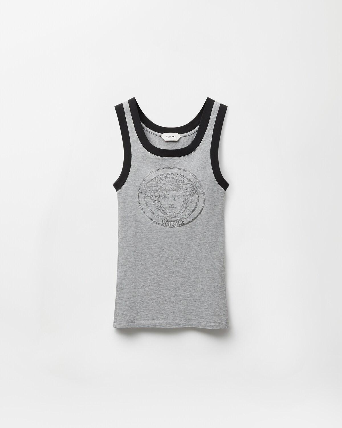 Printed Cotton-Jersey Tank Top