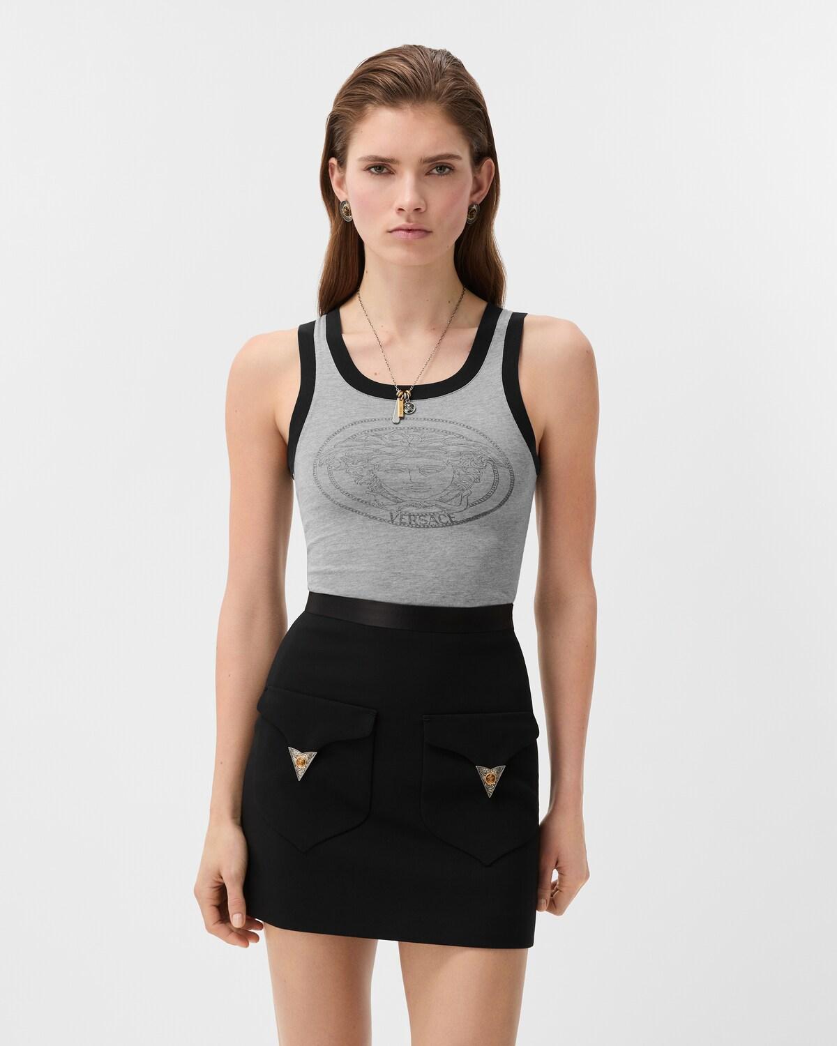 Printed Cotton-Jersey Tank Top - Image 2