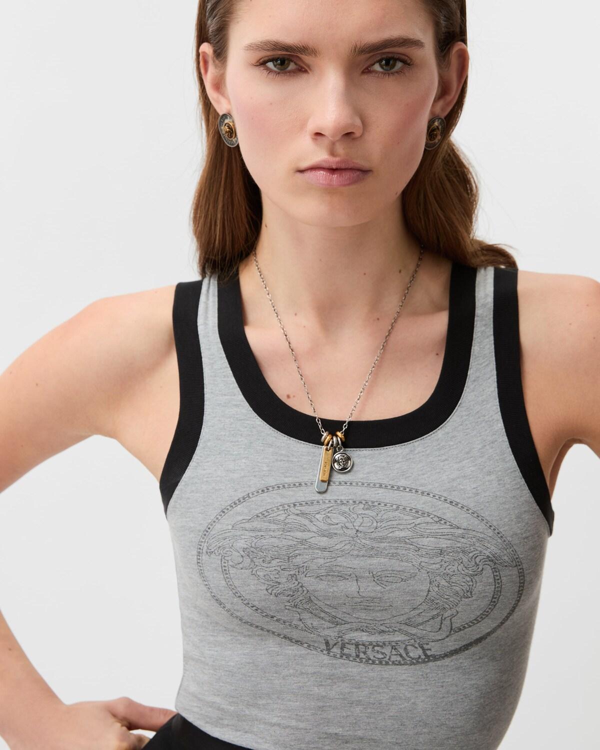 Printed Cotton-Jersey Tank Top - Image 5