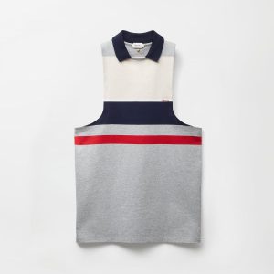 Striped Cotton-Jersey Mini Dress