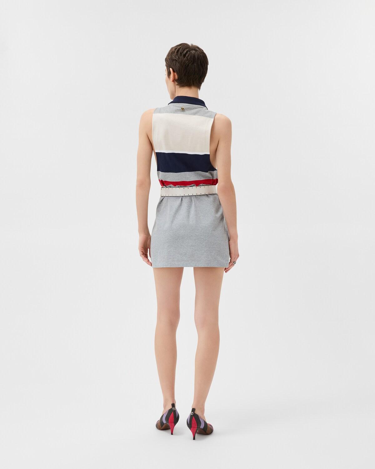 Striped Cotton-Jersey Mini Dress - Image 3