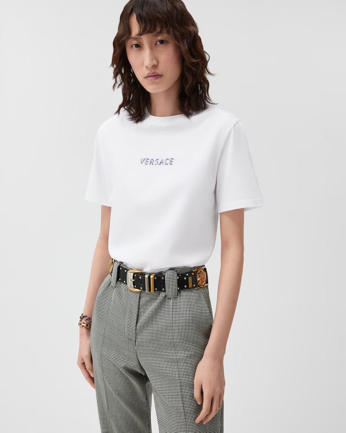 Embroidered Cotton-Jersey T-Shirt - Image 2