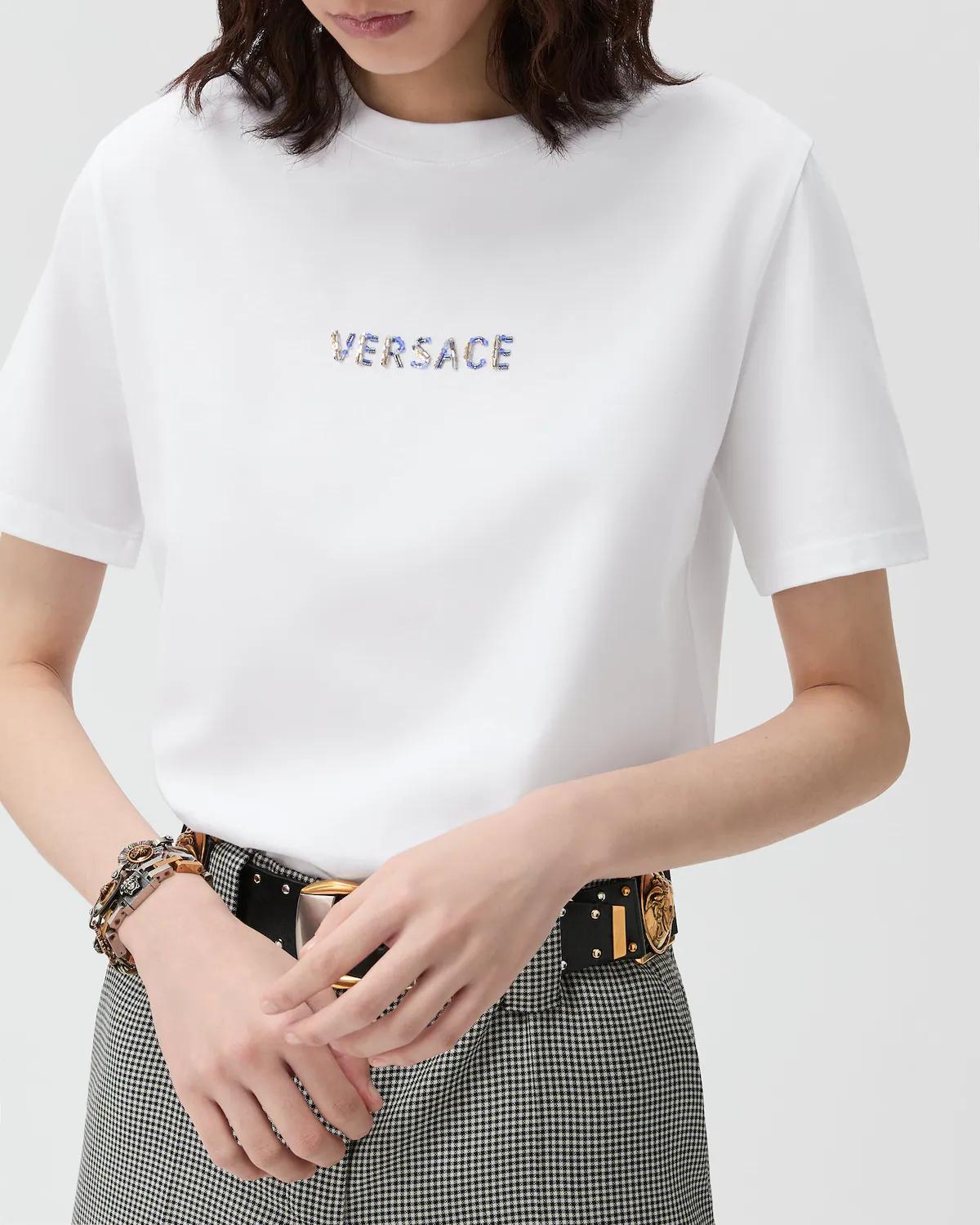 Embroidered Cotton-Jersey T-Shirt - Image 4