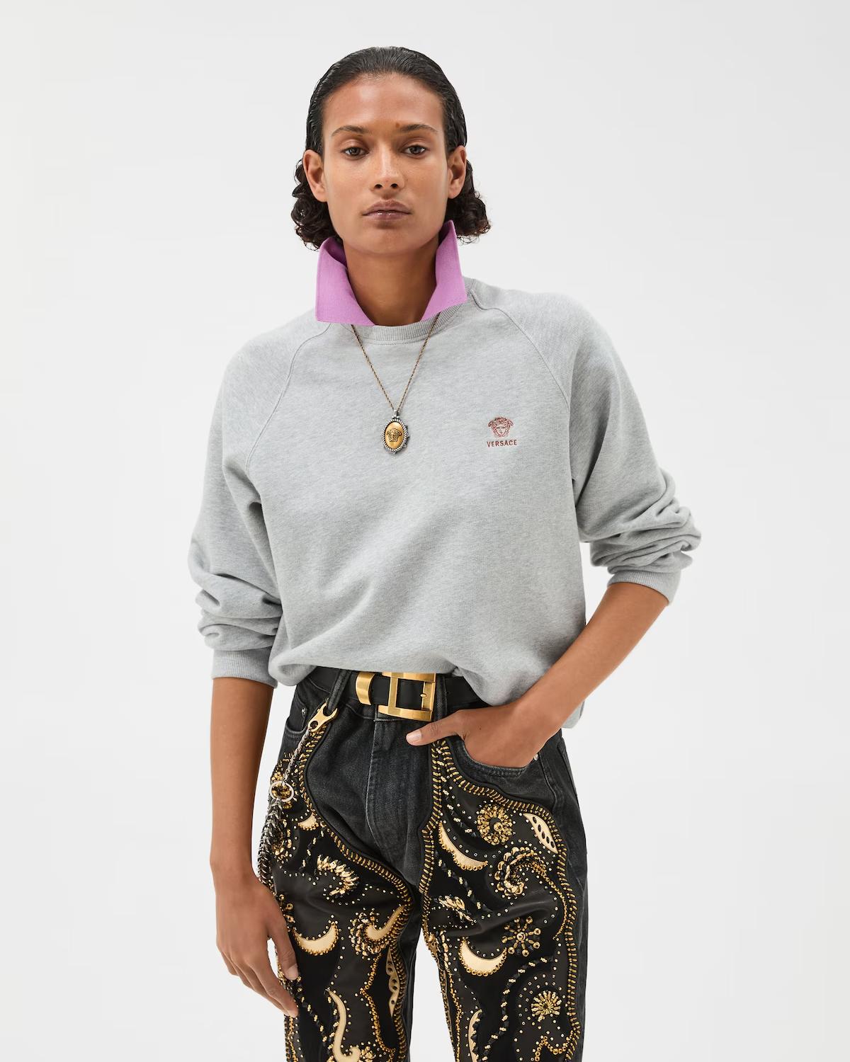Embroidered Cotton-Jersey Sweatshirt - Image 2