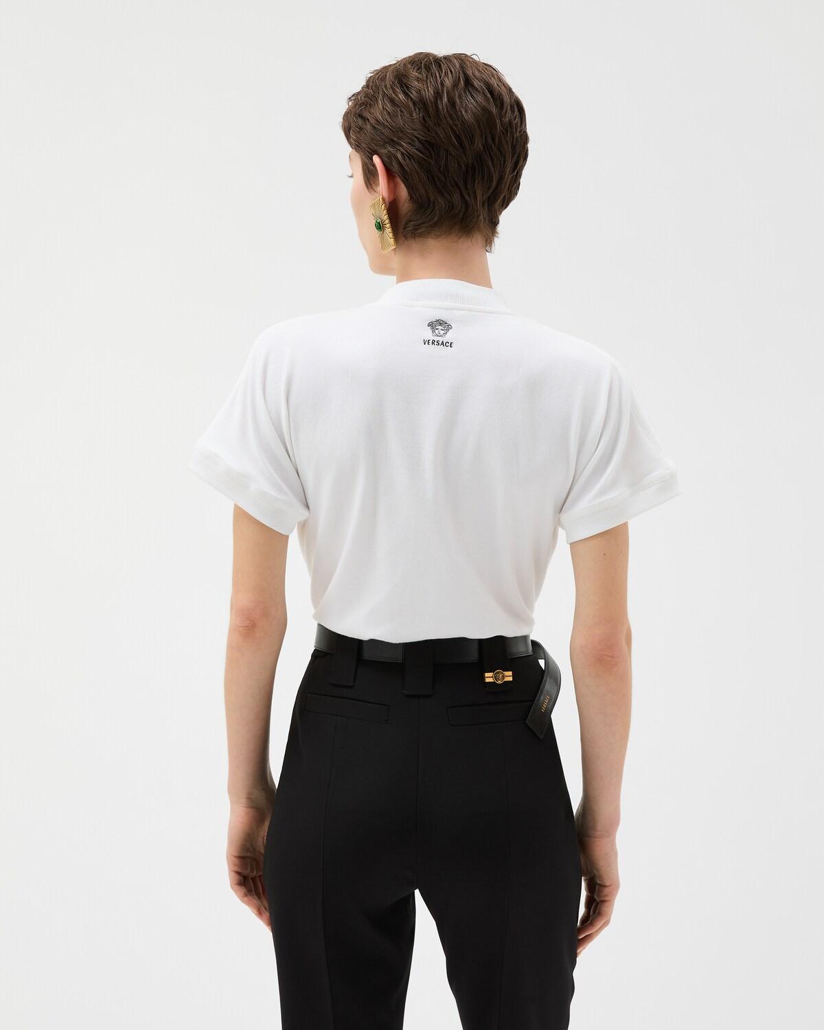 Embroidered Stretch Cotton-Jersey T-Shirt - Image 3
