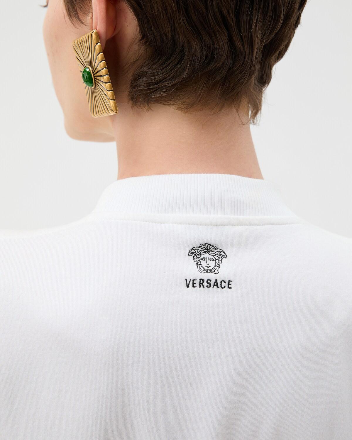 Embroidered Stretch Cotton-Jersey T-Shirt - Image 5