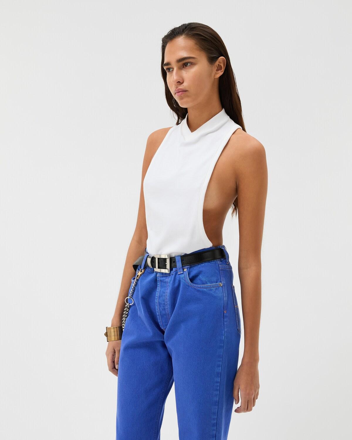 Embroidered Stretch Cotton-Jersey Tank Top - Image 3
