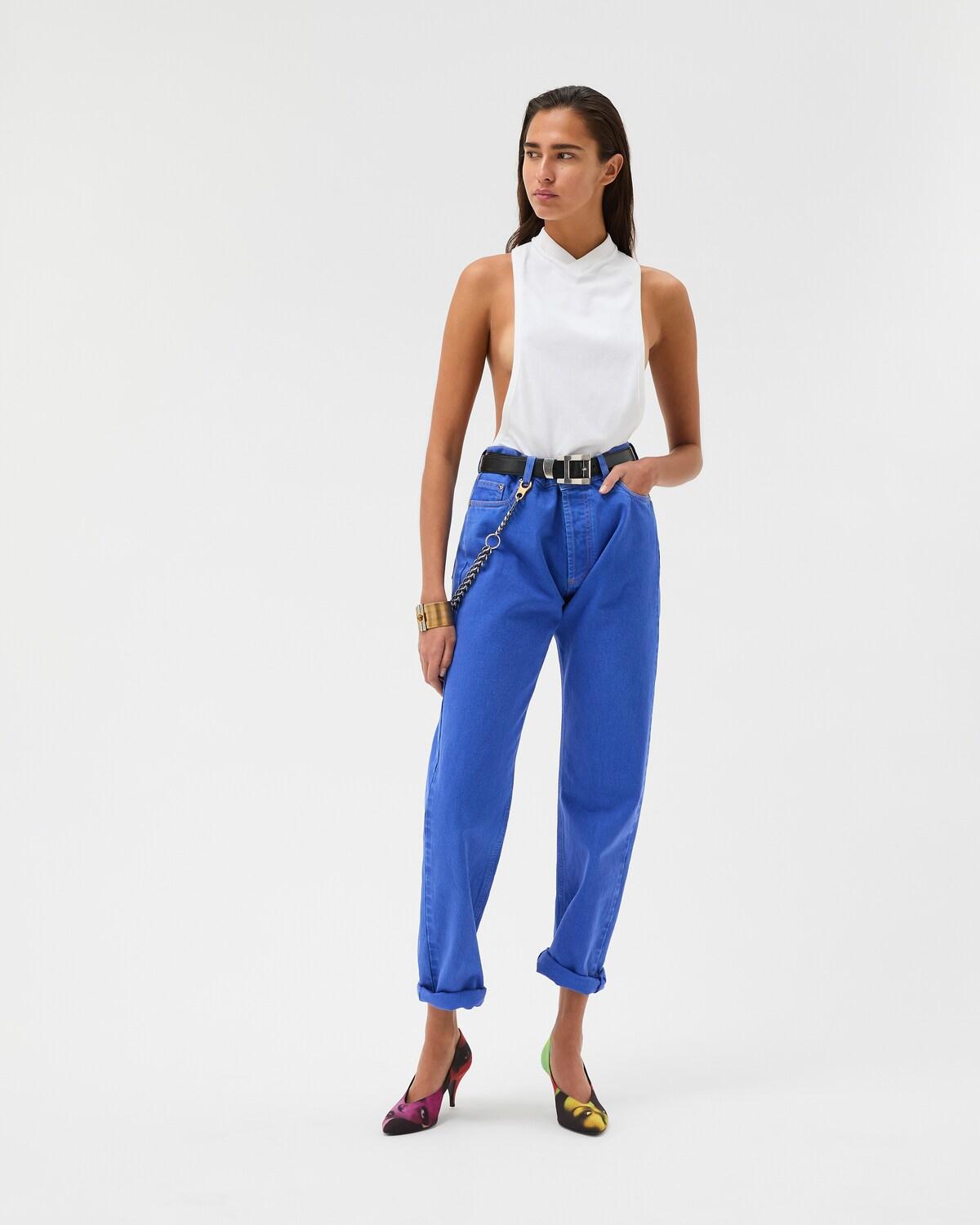 Embroidered Stretch Cotton-Jersey Tank Top - Image 4