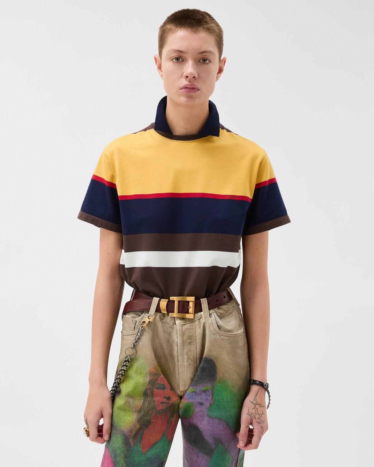 Striped Cotton-Jersey T-Shirt - Image 2
