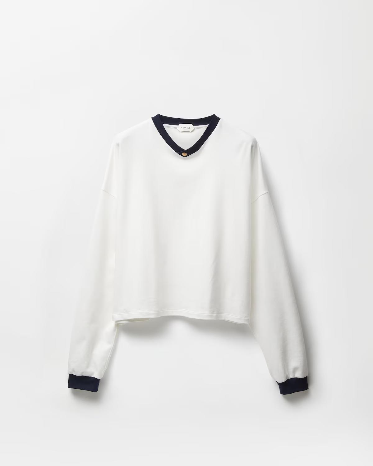 Stretch Cotton-Jersey Long-Sleeved T-Shirt