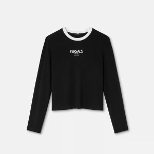 Stretch Viscose-Jersey T-Shirt
