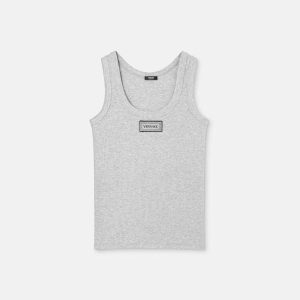 Ribbed Stretch Cotton Tank Top