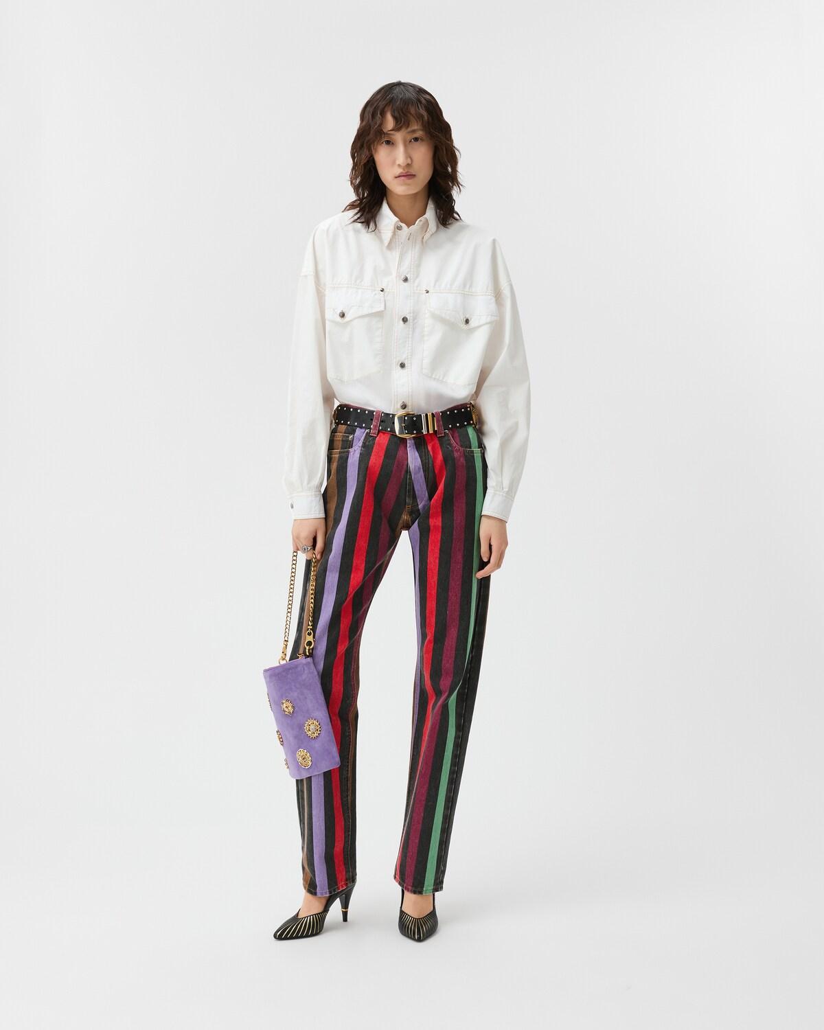 Striped Straight Jeans - Image 2