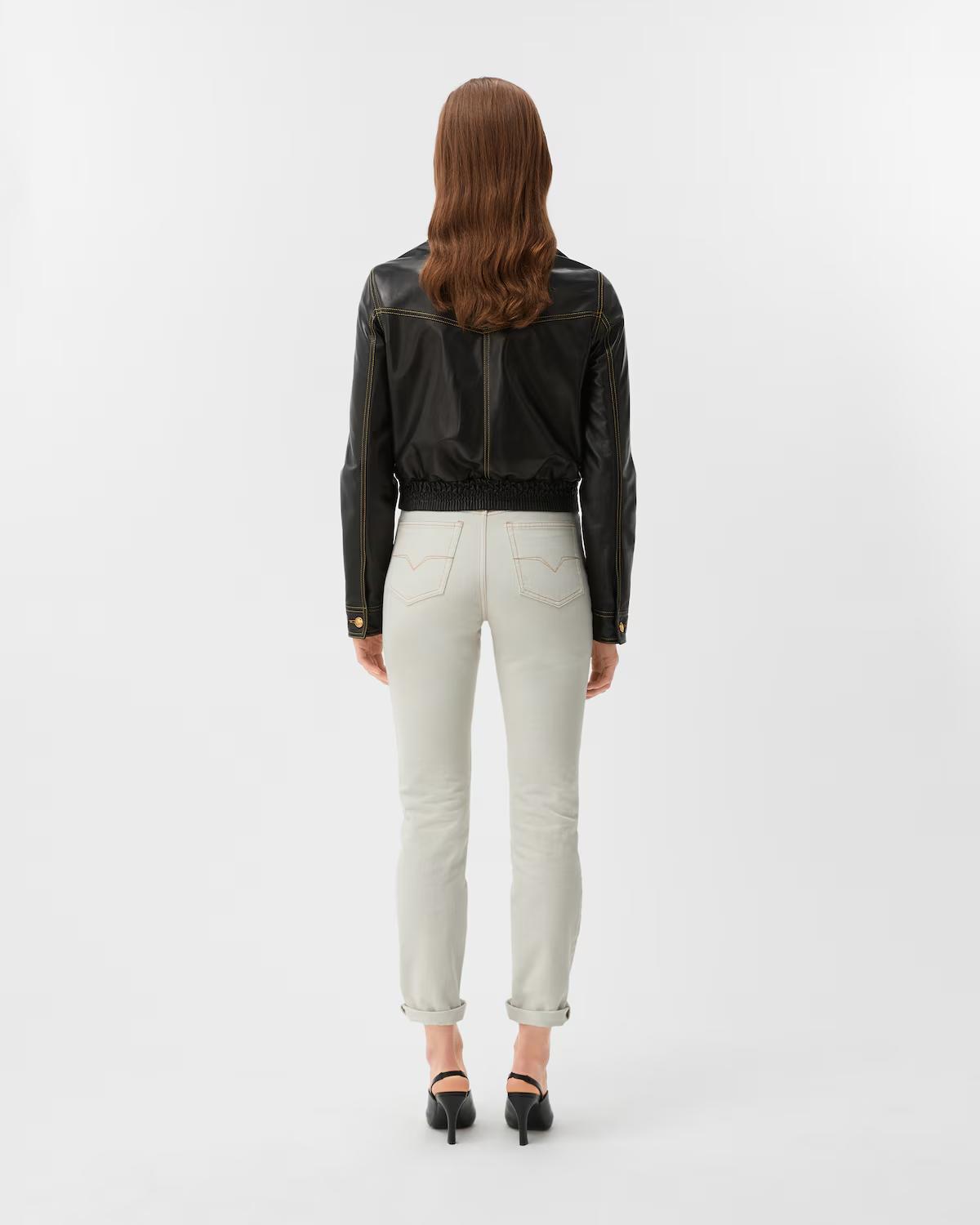 Embroidered Straight Jeans - Image 3