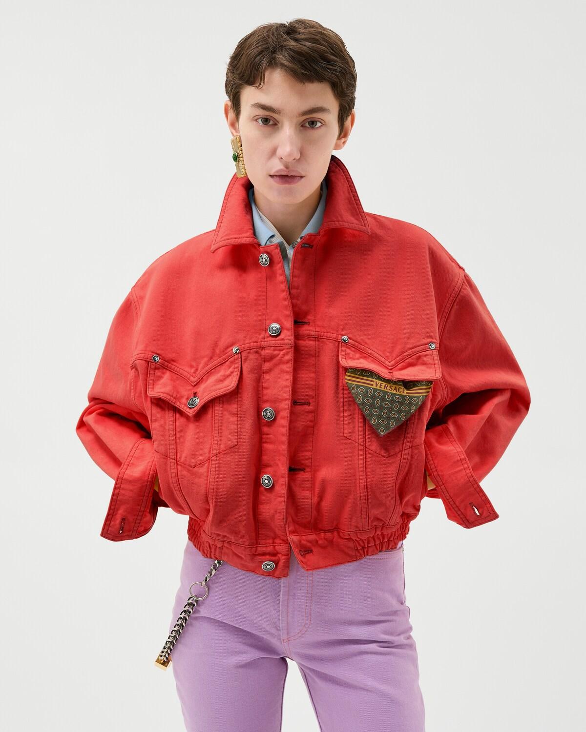 Oversized Denim Blouson - Image 2