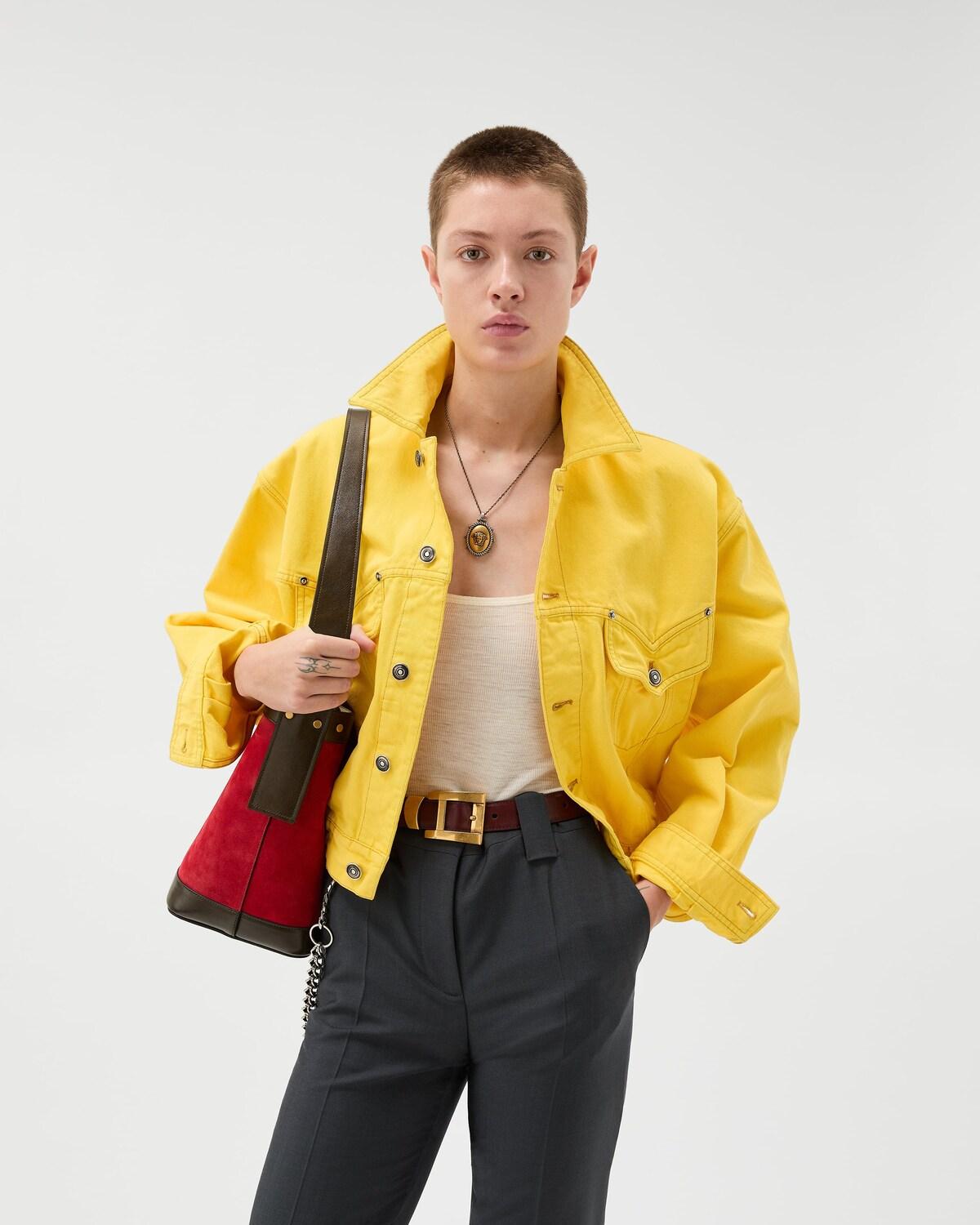 Oversized Denim Blouson - Image 2