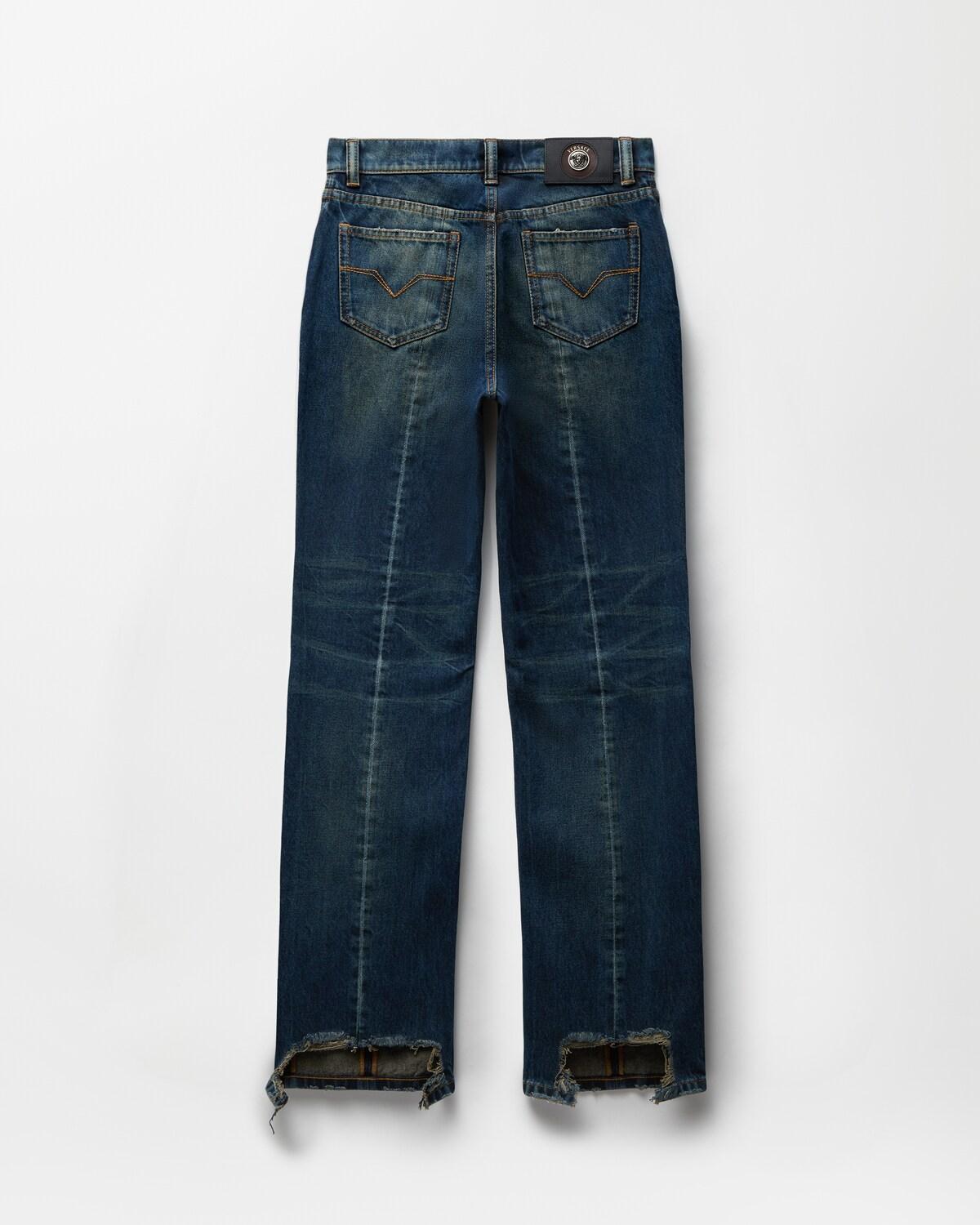 Distressed Straight Jeans - Image 3