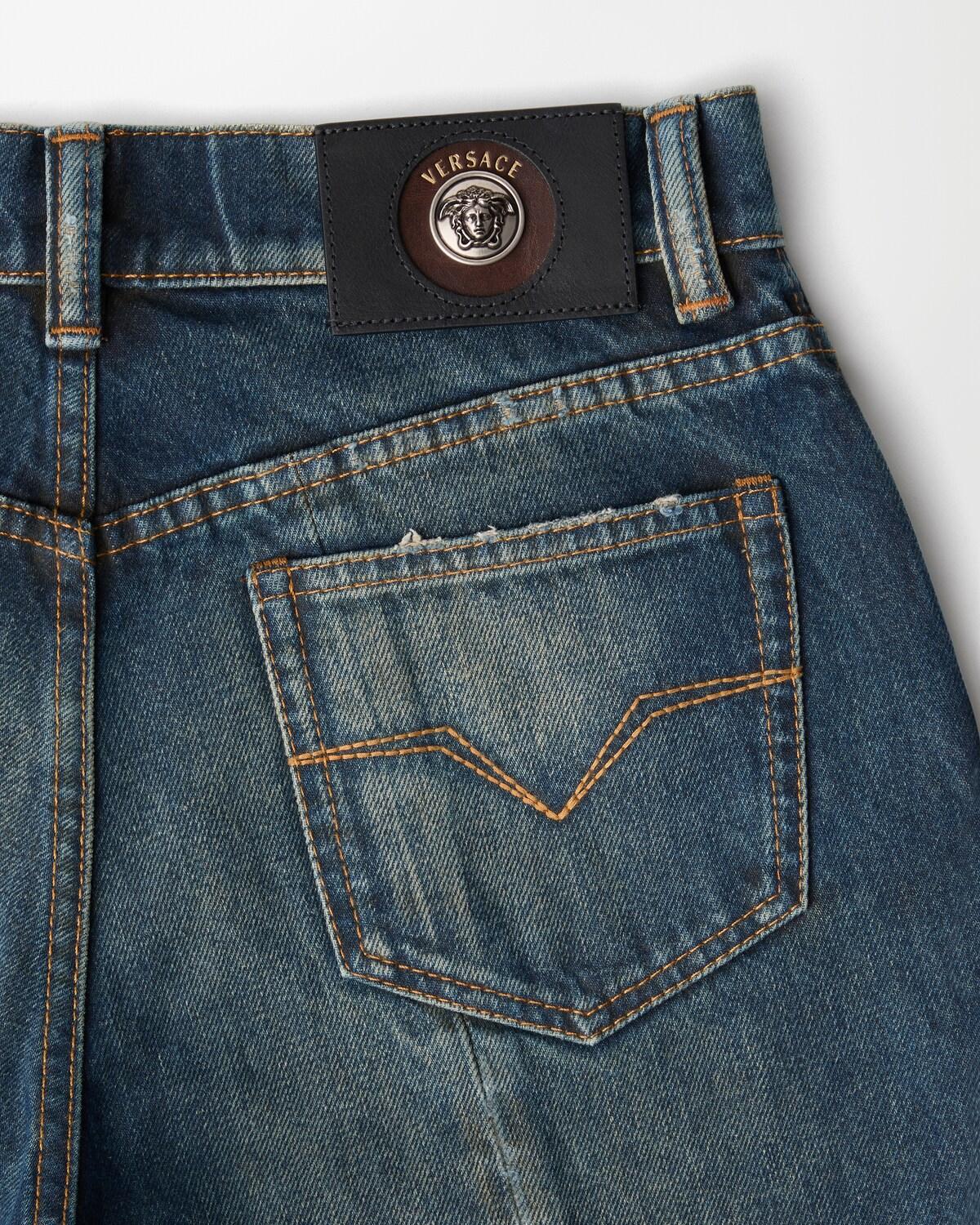 Distressed Straight Jeans - Image 4