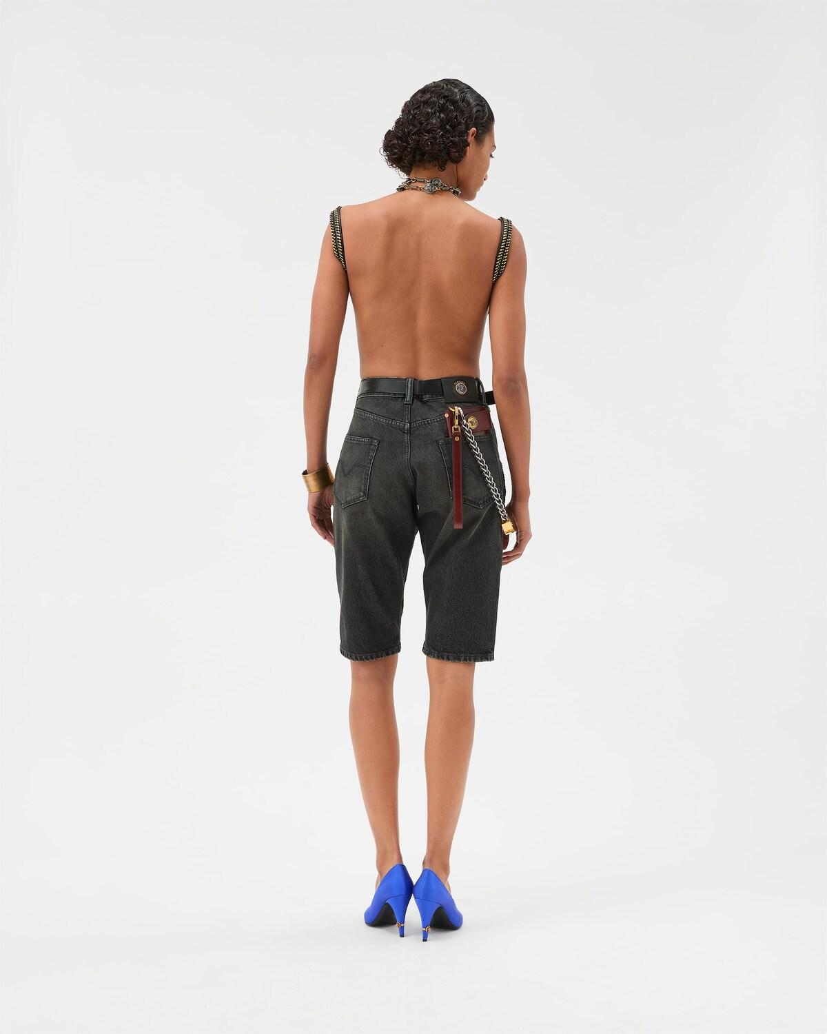 Embroidered Short Jeans - Image 3