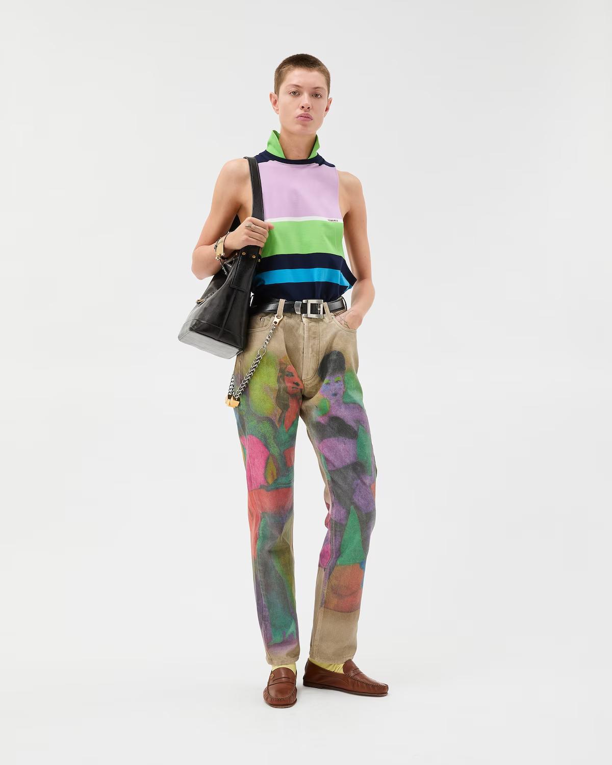 Printed Straight Jeans - Image 2