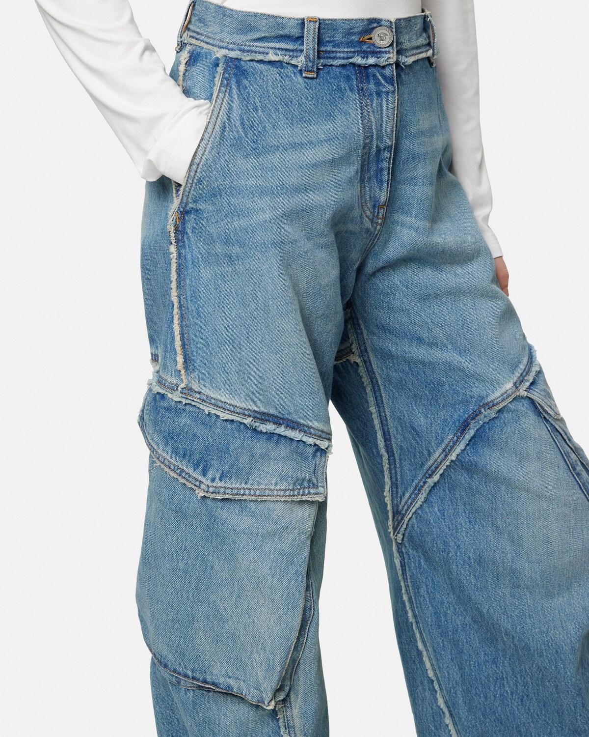 Low-Waist Cargo Jeans - Image 3
