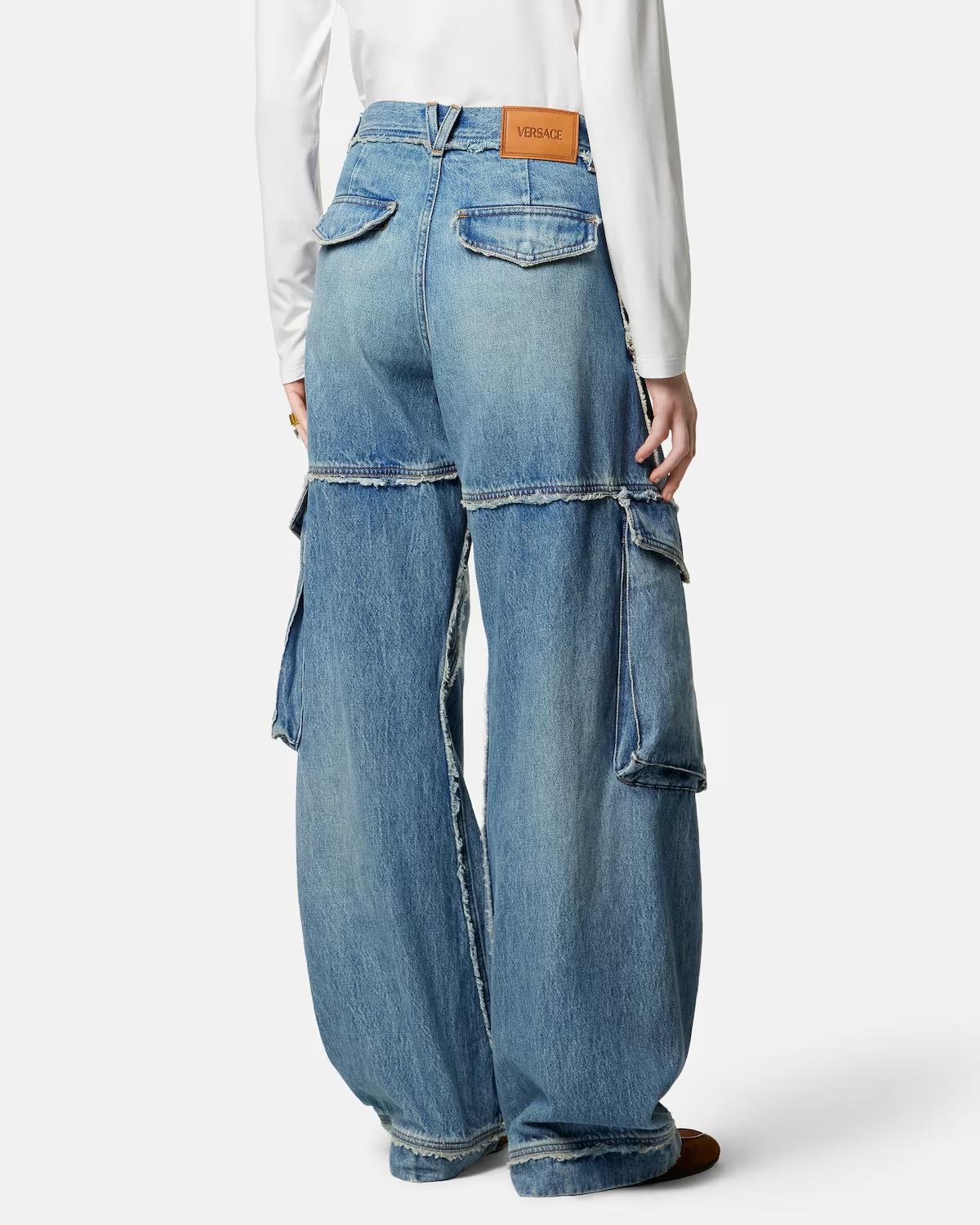 Low-Waist Cargo Jeans - Image 5