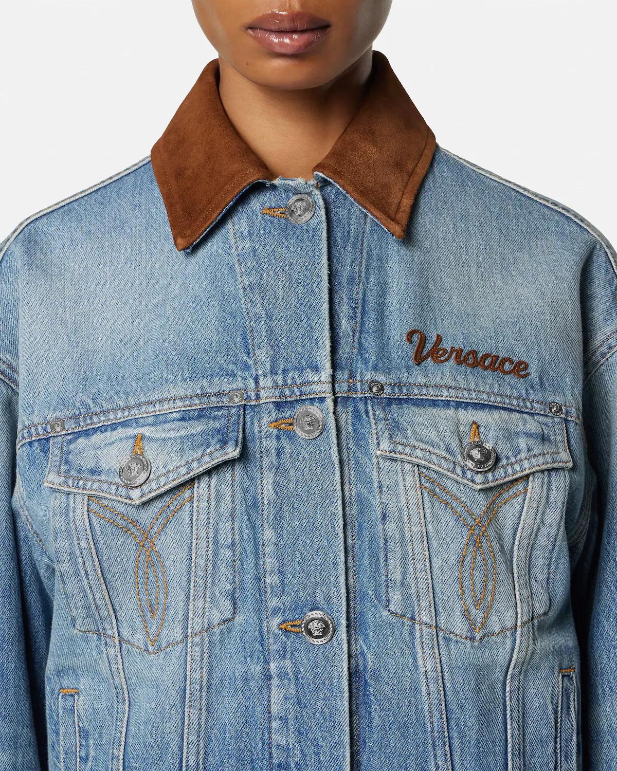Denim Trucker Jacket - Image 3