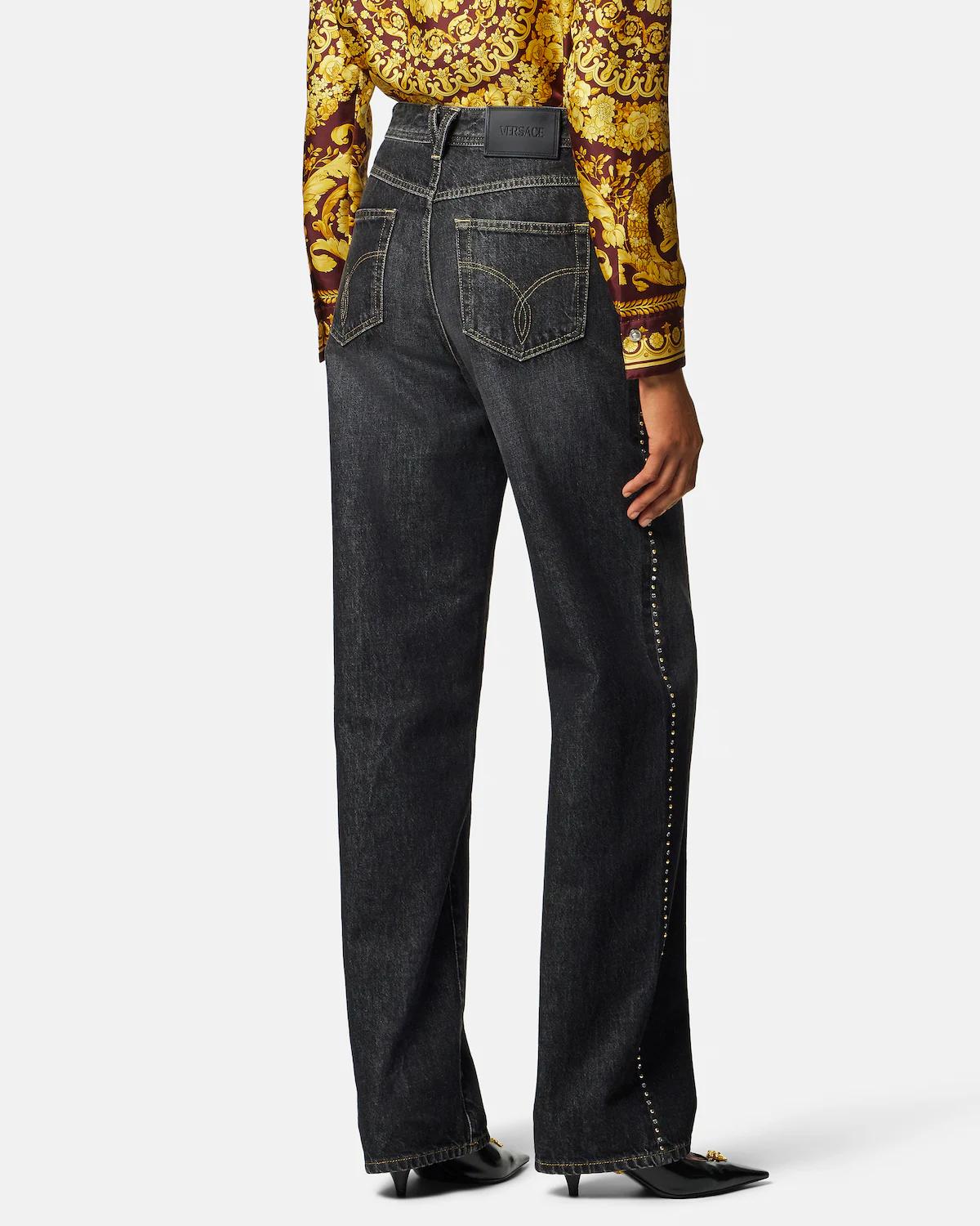 Embellished High-Waist Regular Jeans - Image 5