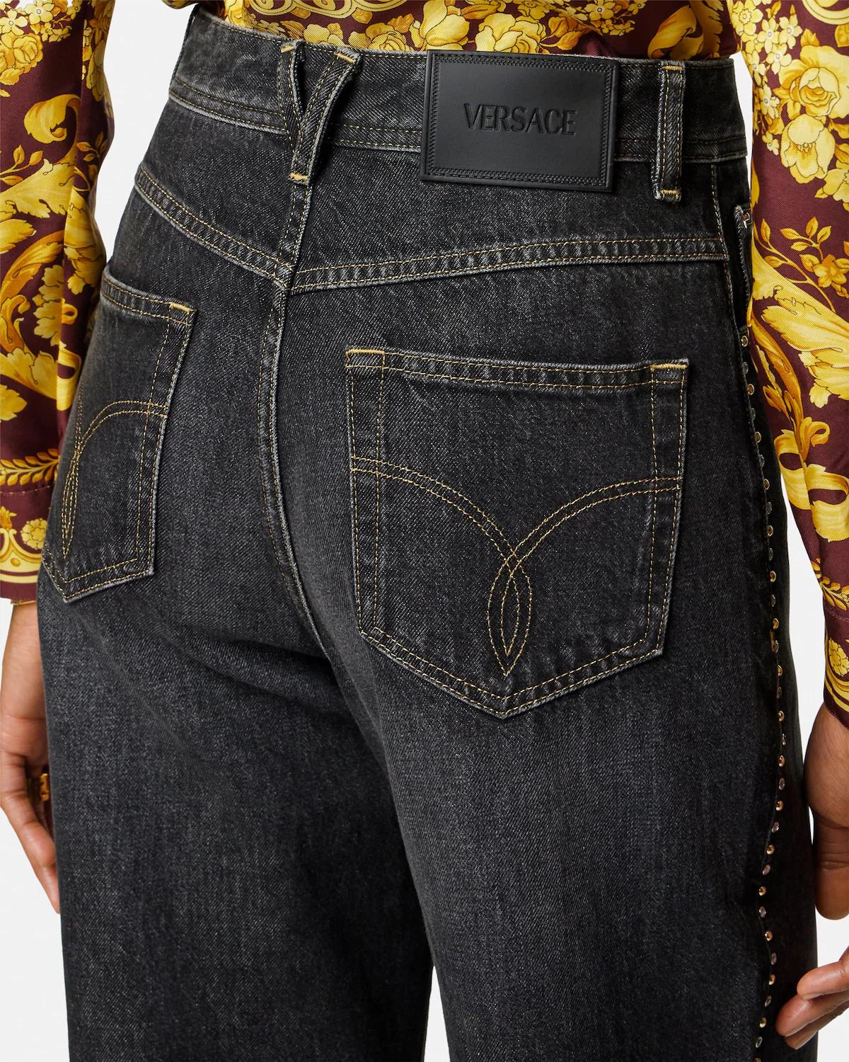 Embellished High-Waist Regular Jeans - Image 6