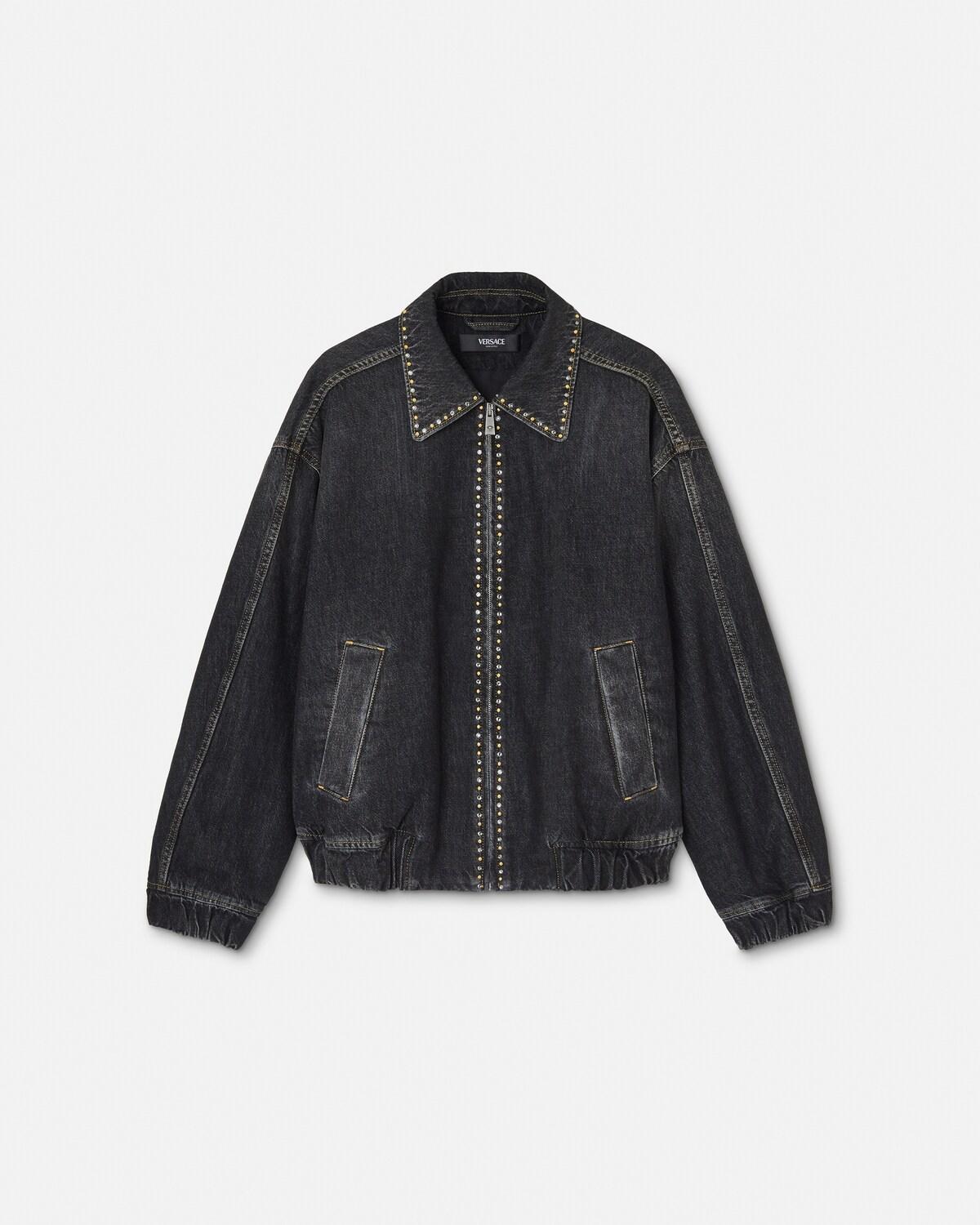 Embellished Denim Blouson