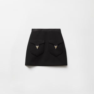 Wool Mini Skirt